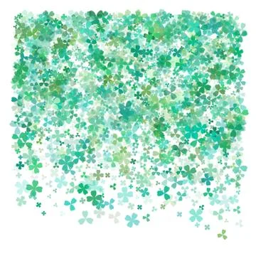 Vector Illustration of a St. Patrick's Day Background. Simple design Stock Illustration
