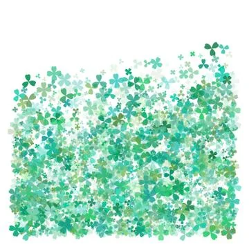 Vector Illustration of a St. Patrick's Day Background. Simple design Stock Illustration