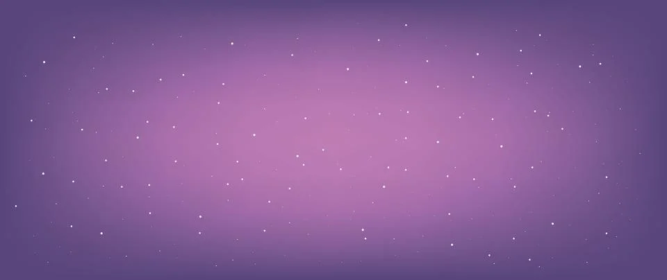 Vector illustration. star trek Outer space with stars in purple colors Stock Illustration