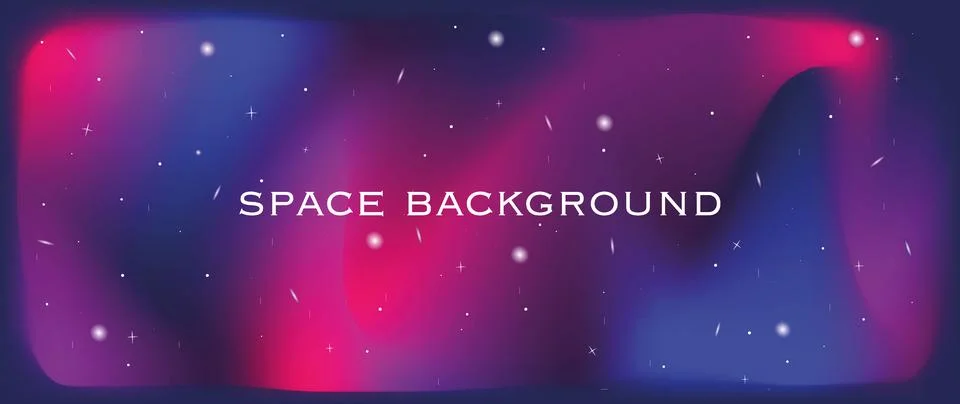 Vector illustration. Starry background of the universe. Outer space with stars Stock Illustration