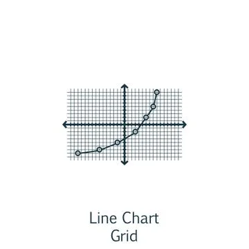 Vector Illustration Of Statistics Icon On Line Chart In Trendy Flat Style. St Stock Illustration