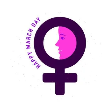 Vector illustration of stylish 8 march womens day background Stock Illustration