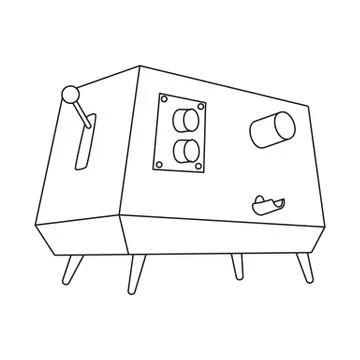 Vector illustration of sugarcane and cane sign. Set of sugarcane and field stock Illustrazione stock