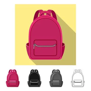 Vector illustration of suitcase and baggage logo. Set of suitcase and journey Illustration