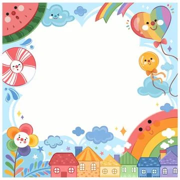 Vector Illustration of summer Banner Stock Illustration