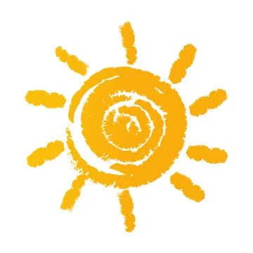 Vector illustration of sun Stock Illustration