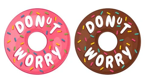 Vector illustration of sweet donut. Stock-Illustration