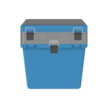 Vector illustration of tackle box Stock Illustration