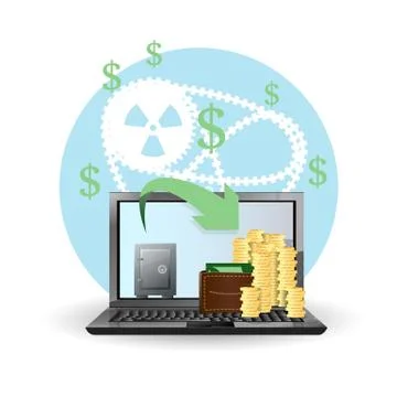 Vector illustration of teamwork, showing the transaction, graphics, cooperation Stock Illustration
