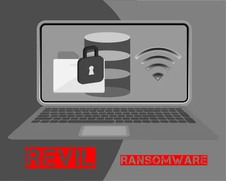 Vector illustration technology data privacy and security concept. Stock Illustration