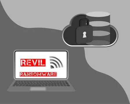 Vector illustration technology data privacy and security concept. Stock Illustration