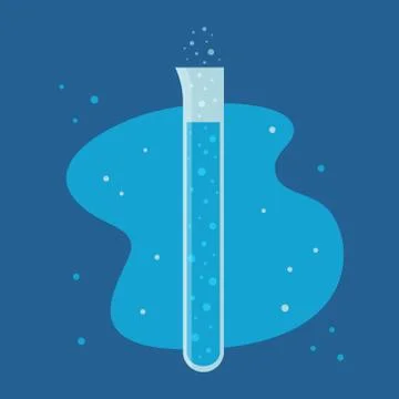 Vector illustration of test tube Иллюстрация