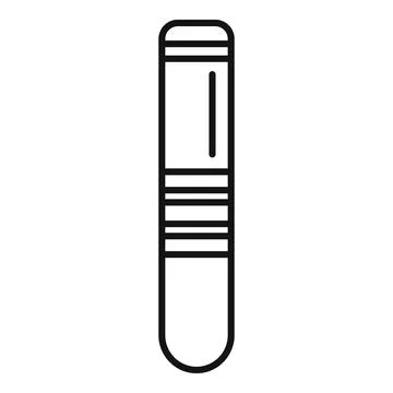 Vector illustration of a test tube Stock Illustration