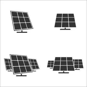 Vector illustration on the theme solar energy Stock Illustration