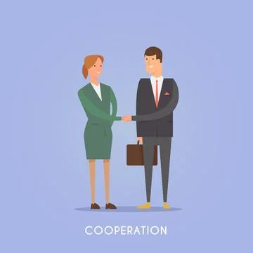 Vector illustration on the theme: startup, team, teamwork, business plannin.. Stock Illustration