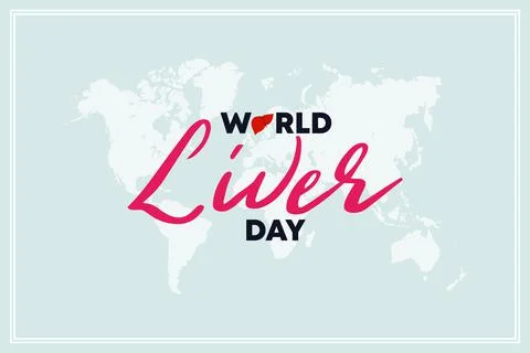 Vector Illustration on the theme World Liver Day Stock Illustration