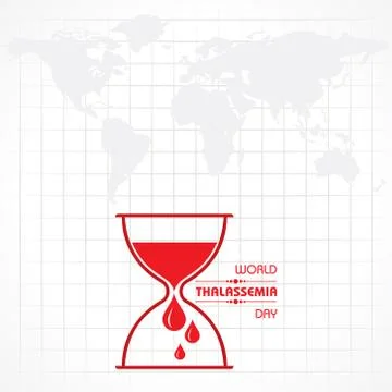 Vector illustration on the theme of world Thalassemia day - 8th May イラスト素材