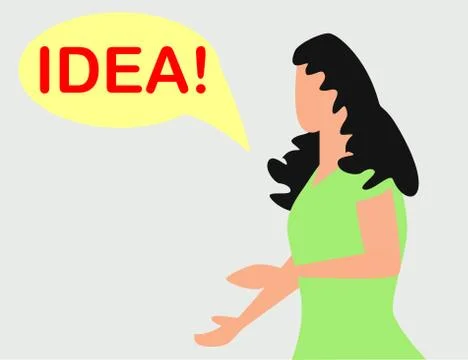 Vector illustration of thinking idea or solution concept with fast thinking s Stockillustratie