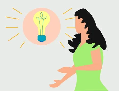 Vector illustration of thinking idea or solution concept with fast thinking s Illustrazione stock