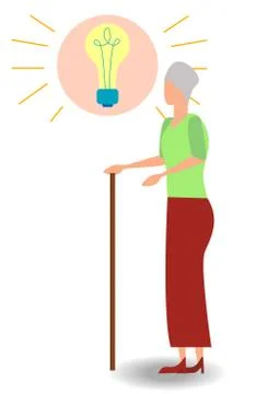 Vector illustration of thinking idea or solution concept with fast thinking s Illustrazione stock