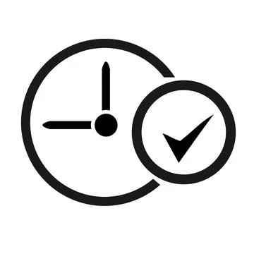 Vector illustration, tick icon, labels. Agreement. Stock Illustration