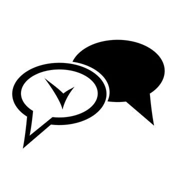 Vector illustration, tick icon, labels. Agreement. Stock Illustration
