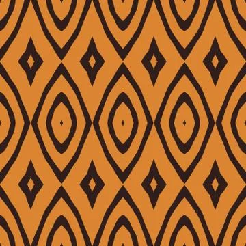 Vector illustration of tiger stripe pattern Stock Illustration