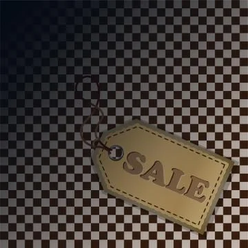 Vector illustration with tile and label. Stock Illustration