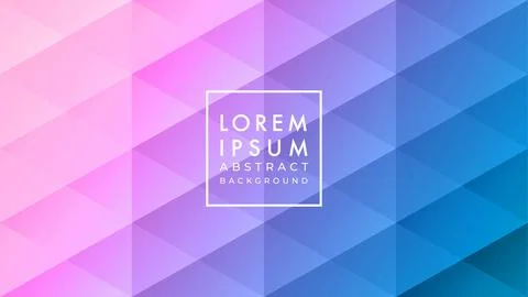 Vector illustration of tile triangle and diamond shape pattern. pink purple.. Stock Illustration