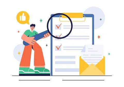 Vector Illustration of Time Management with Clock Settings, Task Planning, .. Illustrazione stock