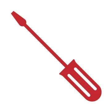 Vector illustration of tools screwdriver. Logo tools. Icon screwdriver. Stock Illustration