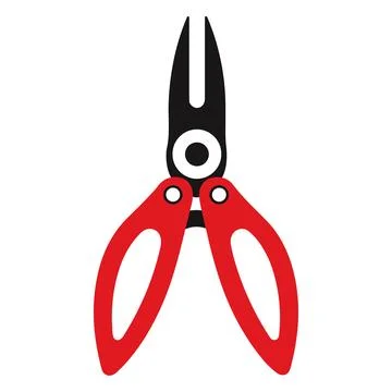 Vector Illustration of Traditional Pruning Shears Stock Illustration
