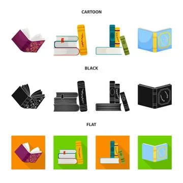 Vector illustration of training and cover icon. Collection of training and Illustrazione stock