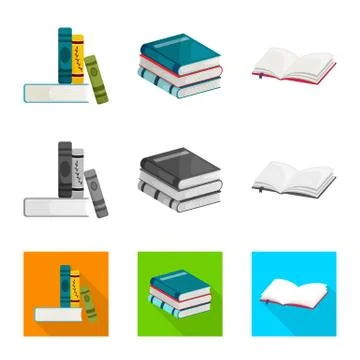 Vector illustration of training and cover logo. Collection of training and 스톡 일러스트