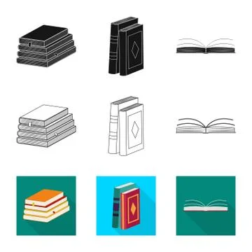 Vector illustration of training and cover logo. Collection of training and Stock Illustration
