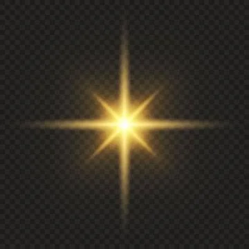 Vector illustration transparent sunlight, lens flare overlay. Stock Illustration