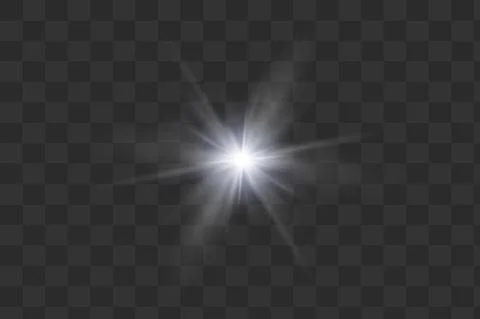 Vector illustration. Transparent sunlight special lens flare light effect. Stock Illustration