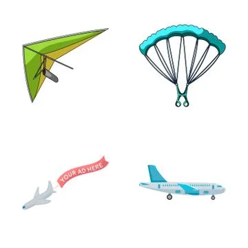 Vector illustration of transport and object symbol. Collection of transport and 스톡 일러스트