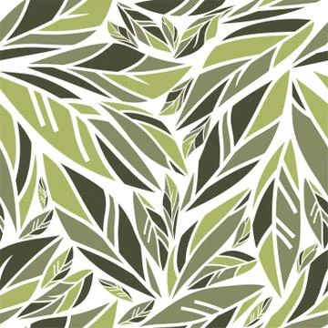 Vector illustration of a tree or palm leaf. Illustrazione stock