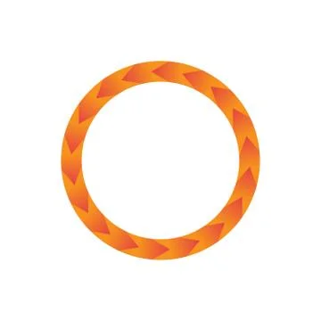 Vector illustration triangle rounded modern design Illustrazione stock