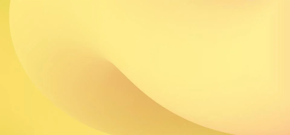Vector illustration of twisted yellow gradient shapes Stock Illustration