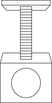 Vector illustration, two-story scratching post with a house for domestic ca.. Stock Illustration