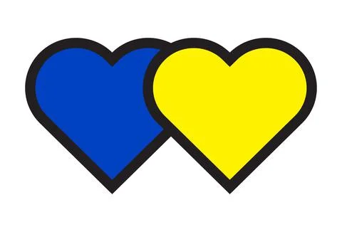 Vector illustration. Ukrainian flag. Yellow and blue flag of the country. off Stock Illustration