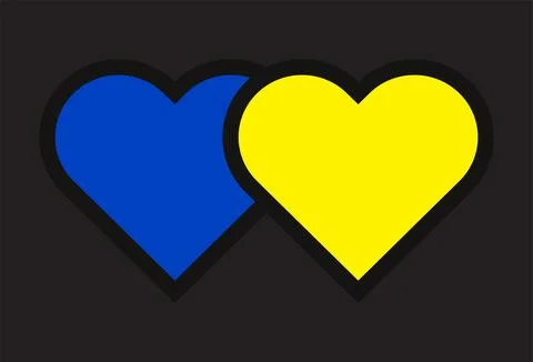 Vector illustration. Ukrainian flag. Yellow and blue flag of the country. Stock Illustration