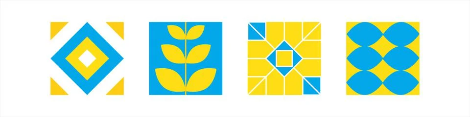 Vector illustration of Ukrainian pattern on white background. 库存插图
