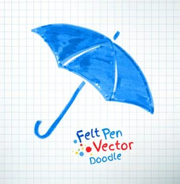 Vector illustration of umbrella Stock Illustration