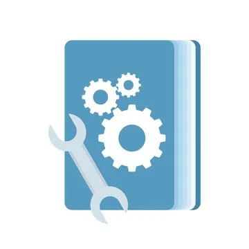 Vector illustration of user manual, instruction guide, technical documentation. Stock Illustration
