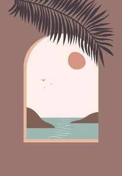 Vector illustration. Vacation and summer sale concept. The picture shows th.. Stock Illustration