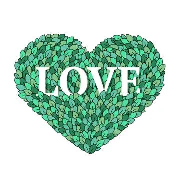 Vector illustration on Valentine's Day Stock Illustration