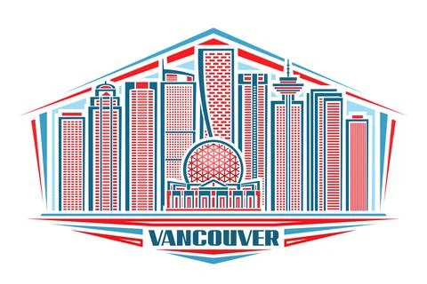 Vector illustration of Vancouver Stock Illustration